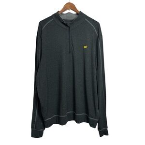 Masters Tech Dark Grey 1/4 Zip Pullover Light Weight Golf